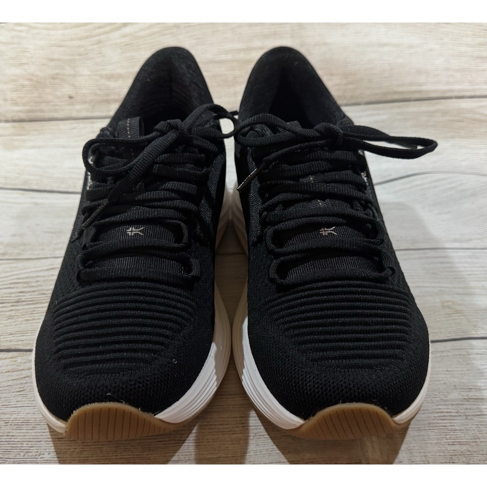 KURU Atom 2 Jet Black Tan Shoes Sneakers Comfort Heel Support Wmns Sz 7 M - Picture 4 of 7